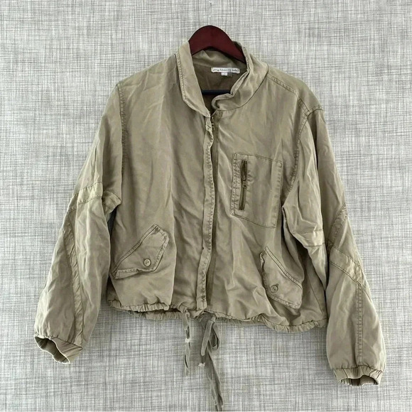 Young Fabulous & Broke Clara Utility Bomber Jacket Women's L 8559/b - Picture 1 of 9